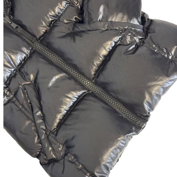 S13 Black Kylie Down Puffer Jacket with Hood Size Extra Small - Picture 8 of 16